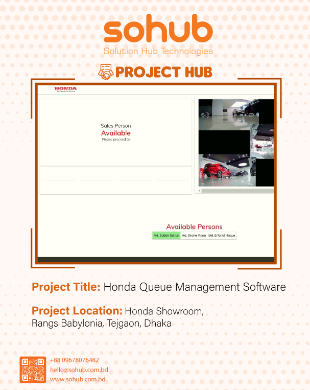 Honda Queue Management Software